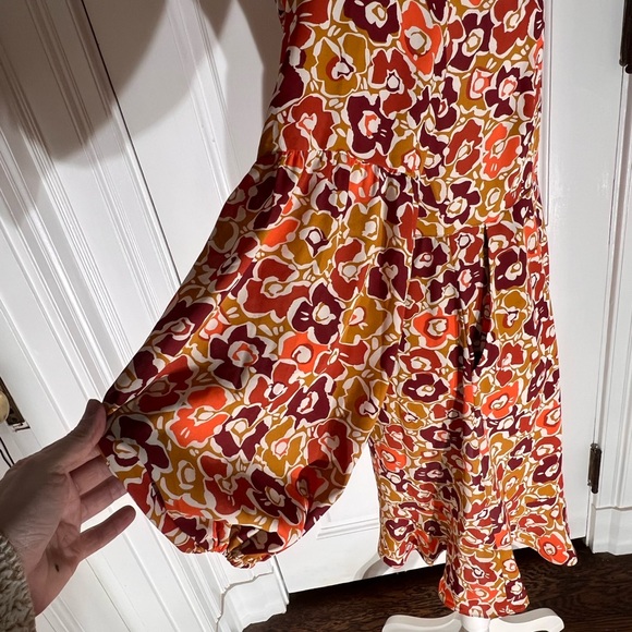 Floral Long-Sleeve Dress small Cabi nwt pockets women’s D357 - Picture 8 of 11